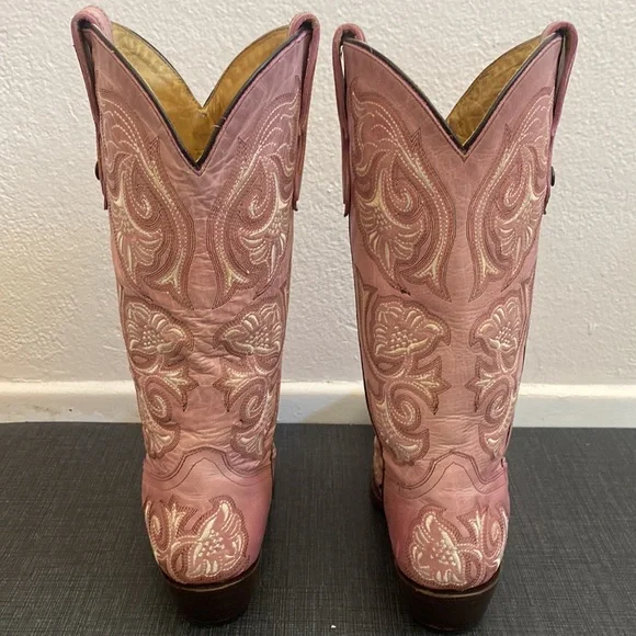 Corral Pink Floral Full Stitch, Size 8 - Picture 6 of 10